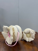 Flower-shaped children's crossbody bag Angle 2 - Detailed OEM Bag View