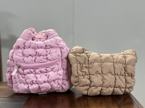 Camellia Sculptural Leather Bucket Satchel - Main View